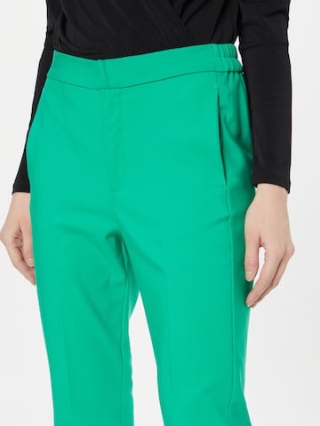 InWear Regular Pleated Pants 'Zella' in Green