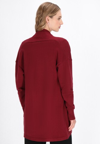 DreiMaster Klassik Gebreid vest 'Classic' in Rood