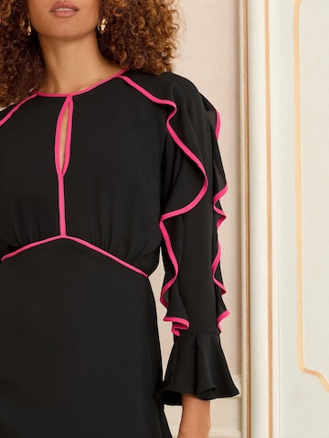 love & roses - Vestido en negro