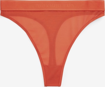 Polo Ralph Lauren Thong ' HIGH WAIST ' in Orange: front