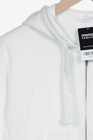 MANGO Sweatshirt & Zip-Up Hoodie in M in White