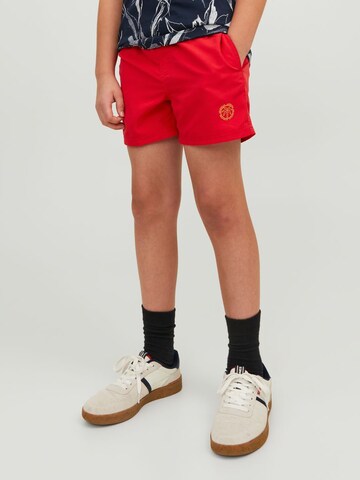 Jack & Jones JuniorKupaće hlače 'FIJI' - crvena boja: prednji dio
