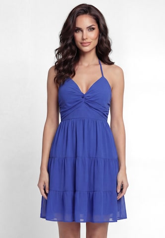 Robe 'Festive' faina en bleu : devant