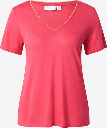 VILA Shirt 'VINOEL' in Pink: front