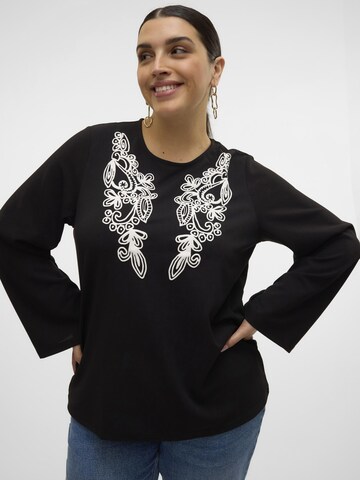 T-shirt 'GIRA' Vero Moda Curve en noir