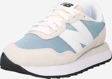 Baskets basses '237' new balance en beige : devant