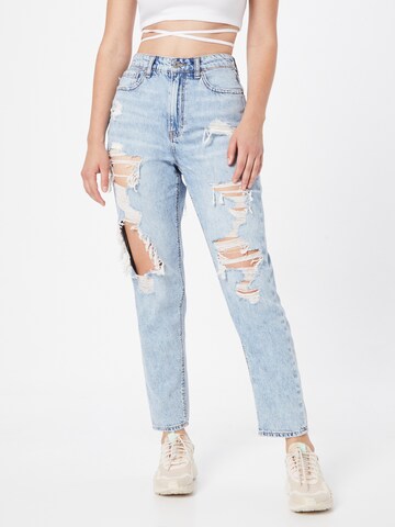 American Eagle Regular Jeans 'MOM' in Blue: front