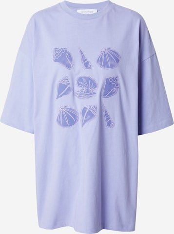 florence by mills exclusive for ABOUT YOU T-Shirt 'Summer Rain' in Lila: predná strana
