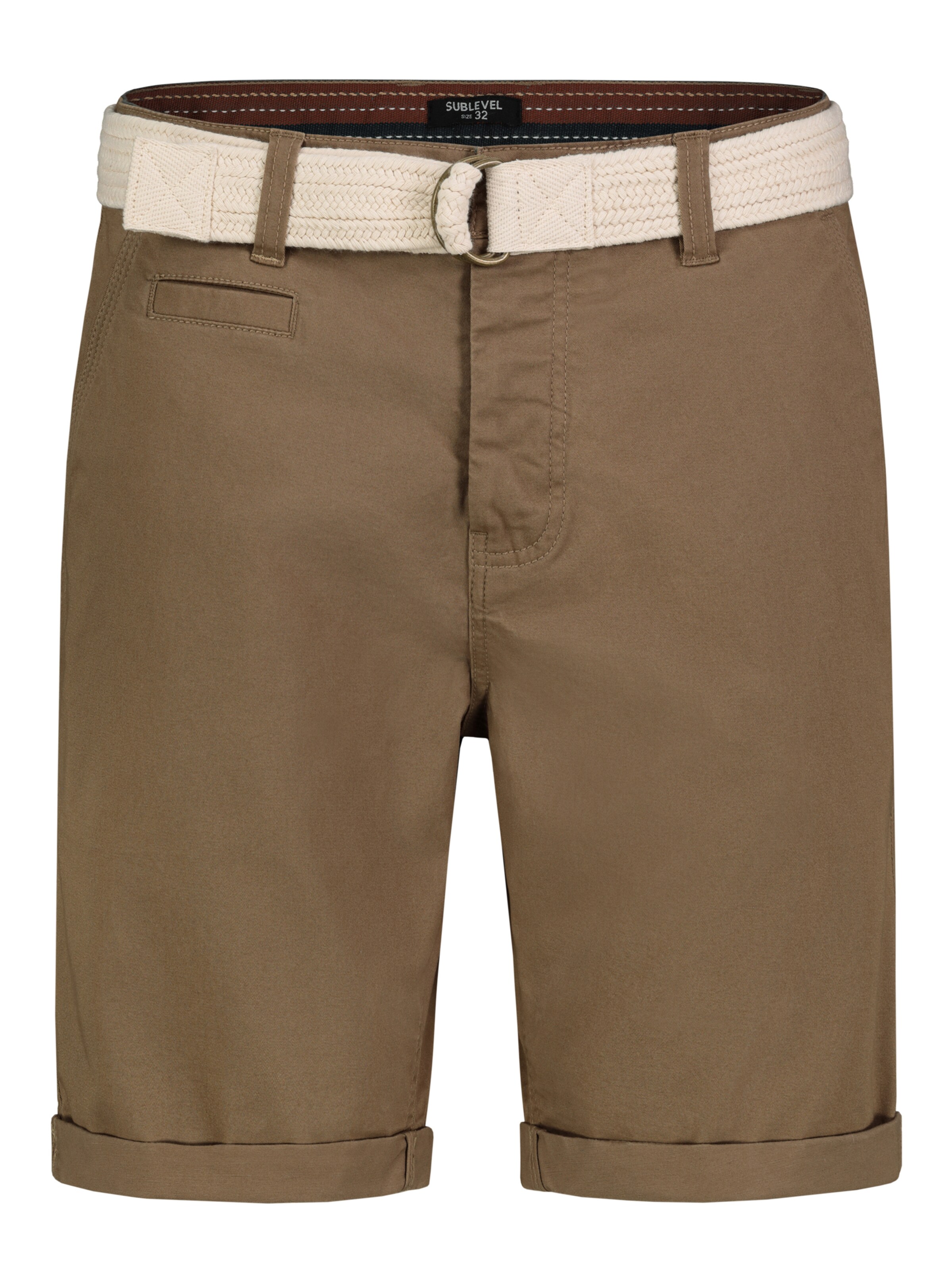 Sublevel Regular Shorts in Braun: Vorderseite