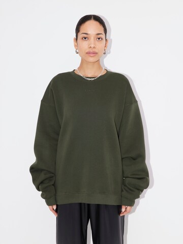 LeGer by Lena Gercke Sweatshirt 'Indra' in Groen: voorkant