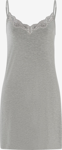 Hanro Sleepshirt ' Natural Elegance ' in Grau: predná strana