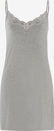 Hanro Chemise de nuit ' Natural Elegance ' en gris chiné, Vue avec produit