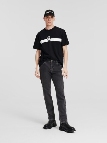 Coupe slim Jean KARL LAGERFELD JEANS en noir