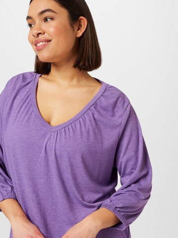 T-shirt 'Lone' Zizzi en violet