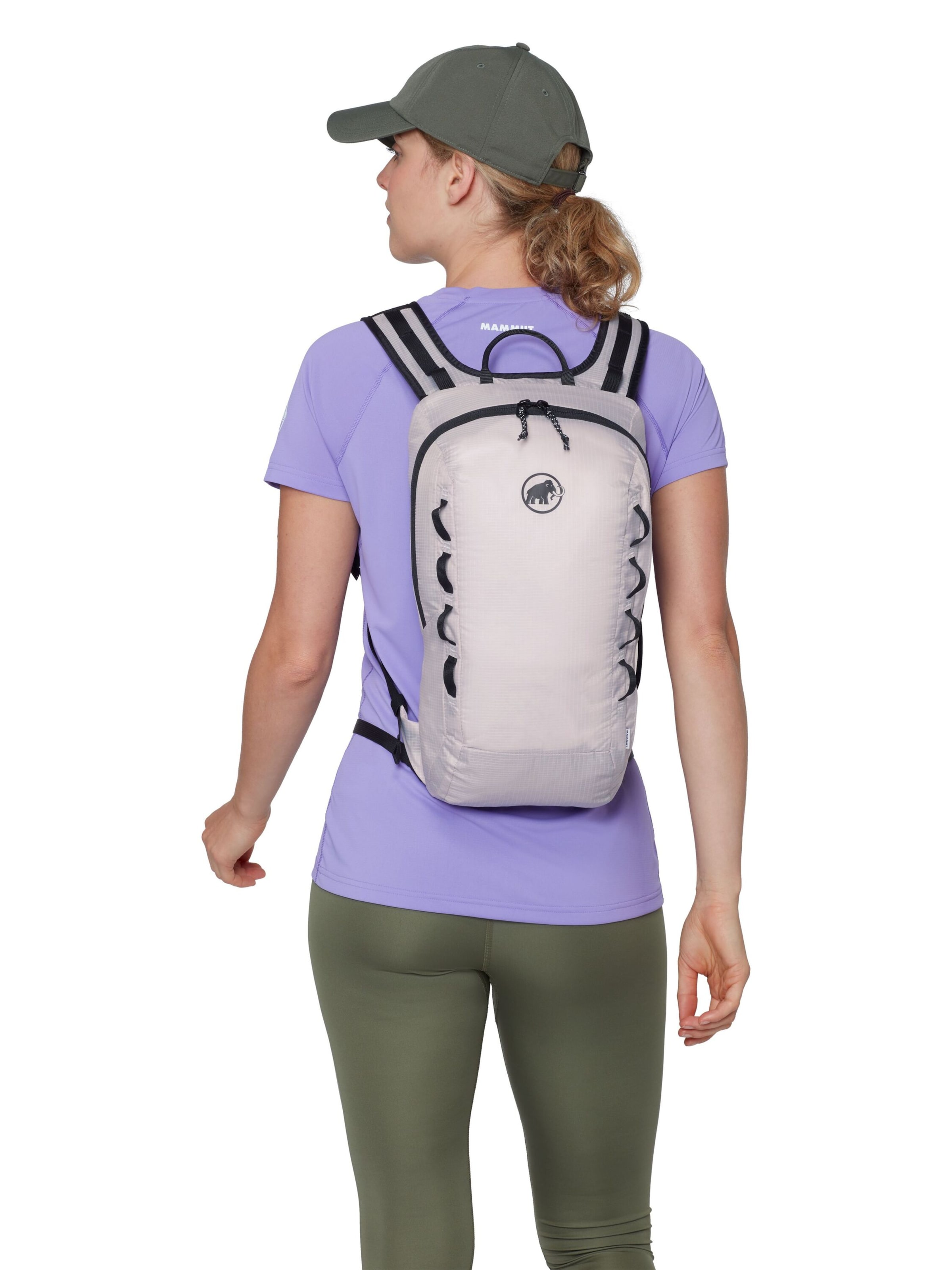 MAMMUT Sports Backpack 'Neon Light' in Purple: front