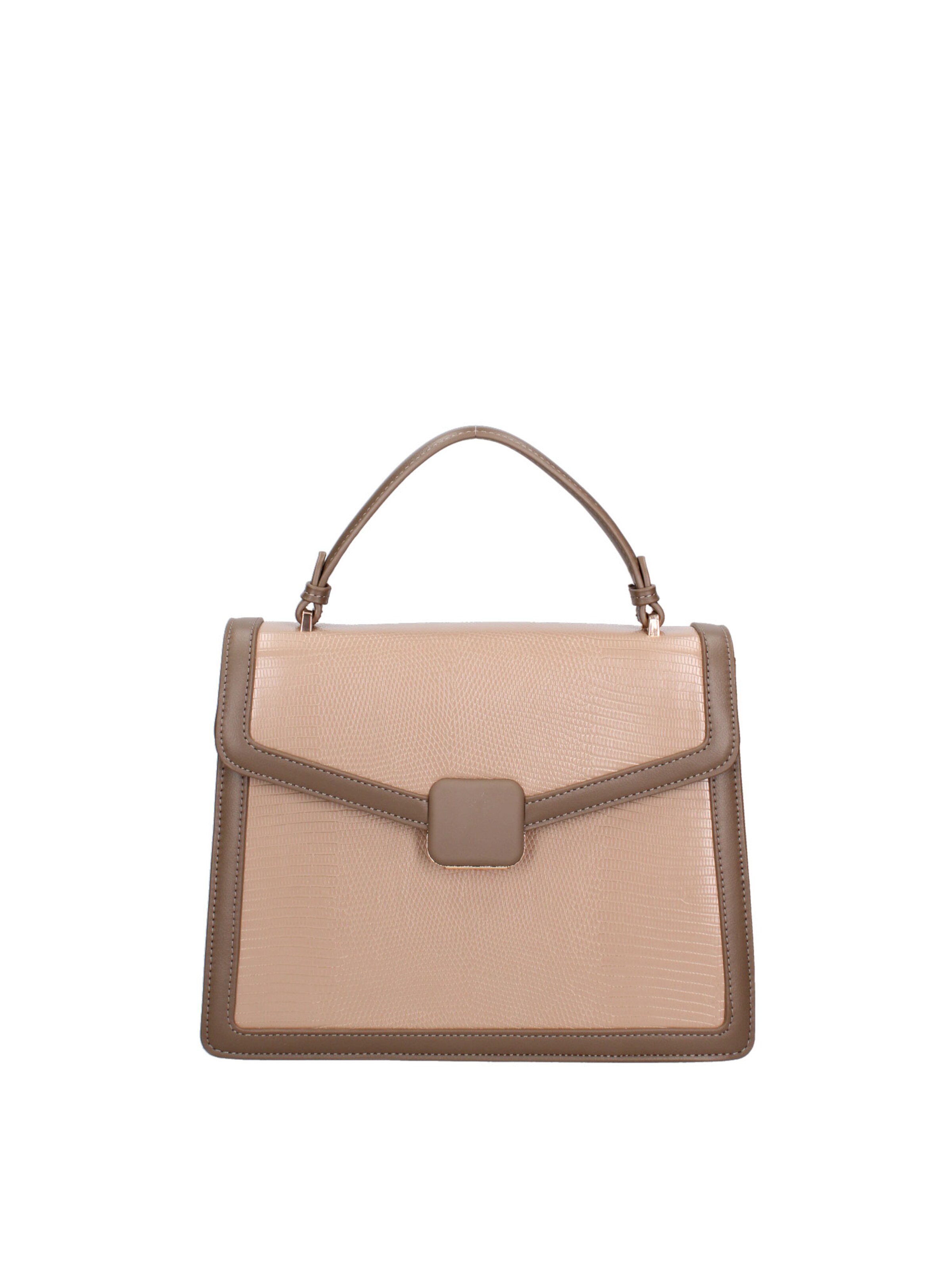 Borsa a mano 'Borsa a Mano Seraphina Ecopelle - Chiusura a Scatto e Tracolla' di Diana&Co. in grigio: frontale