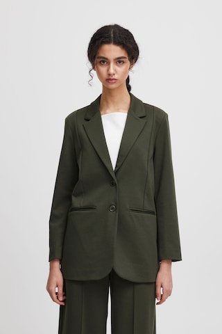 ICHI Blazers 'Kate' in Groen: voorkant