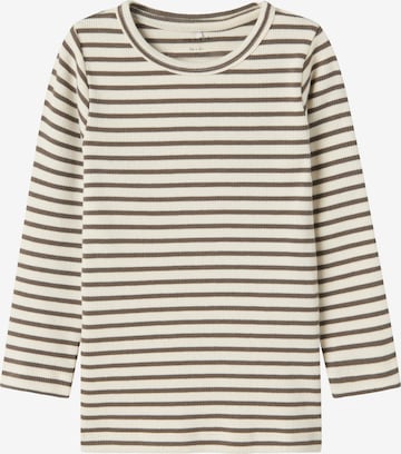 NAME IT Shirt 'Bani' in Braun: Vorderseite