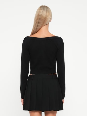 GAP Strickjacke 'CASHSOFT' in Schwarz