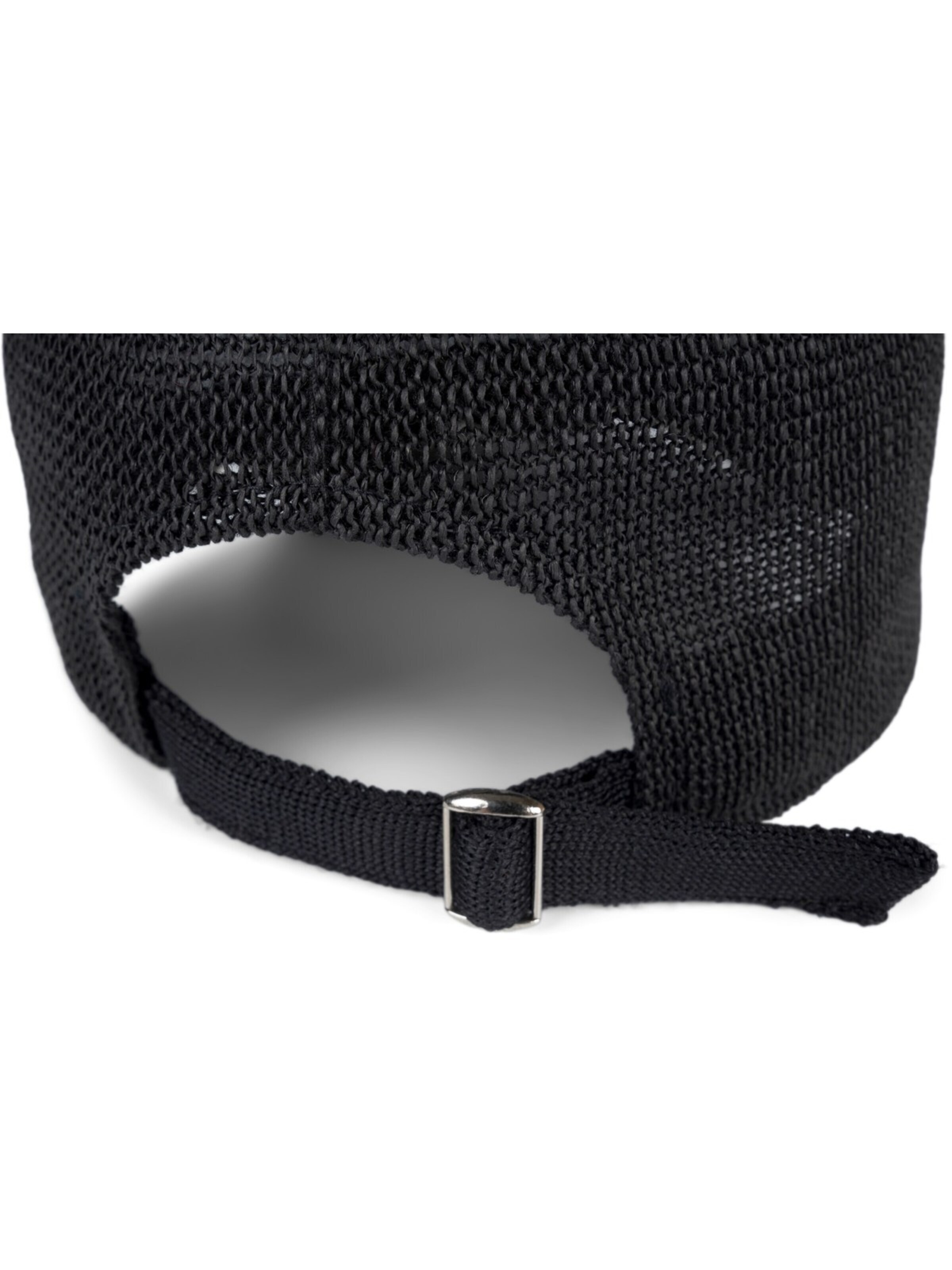 styleBREAKER Cap 'Papierstroh Baseball Cap'‌‌‌‌‌‌‌‌‌ in Schwarz
