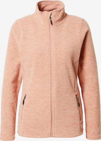 KILLTEC Functionele fleece jas in Oranje: voorkant