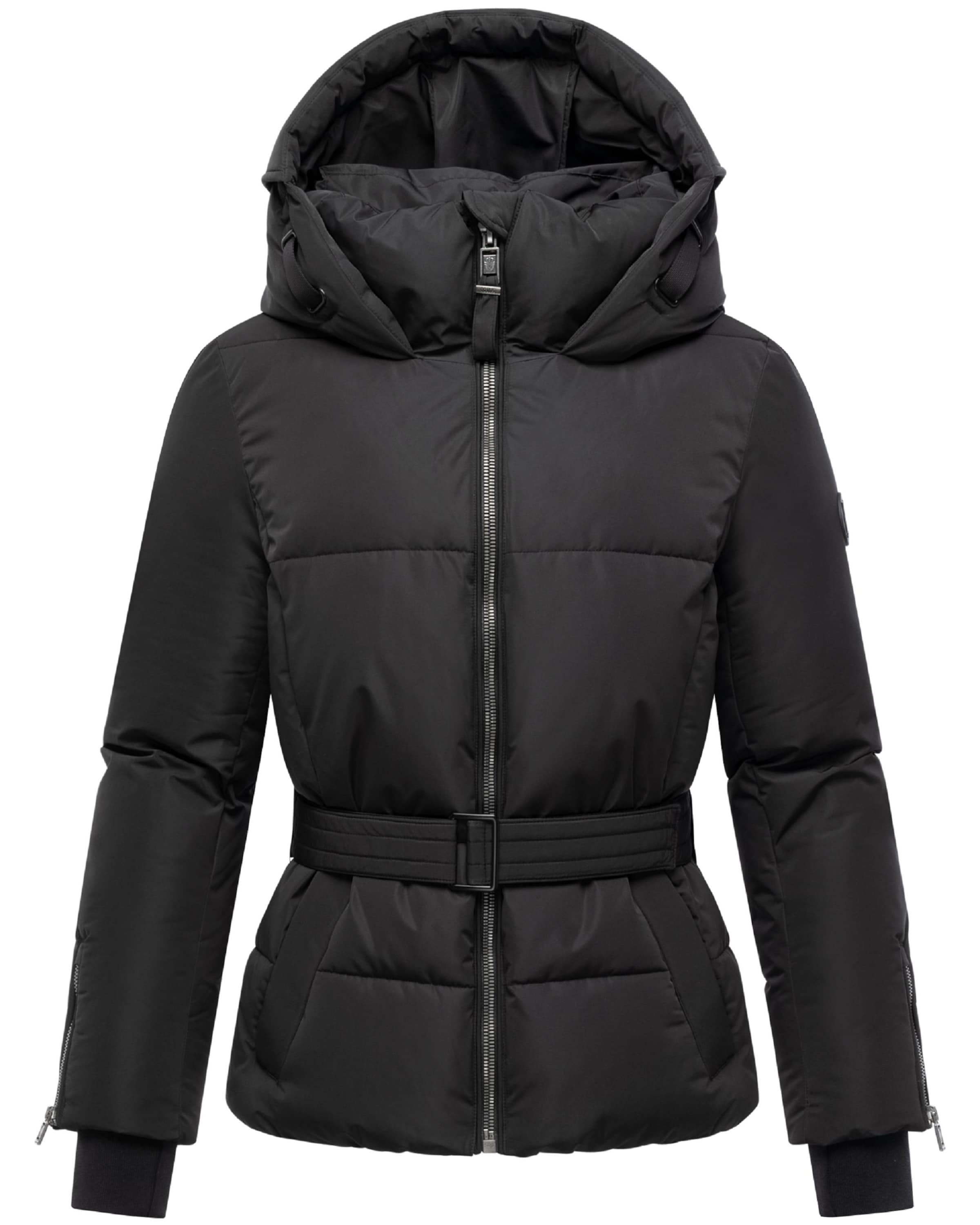 MARIKOO Зимно яке 'Aleyna 16' в черно: отпред
