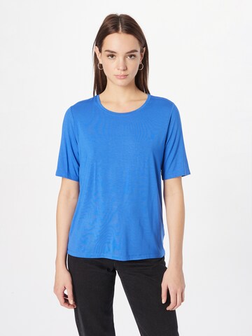 BLUE SEVEN T-shirt i blå: framsida