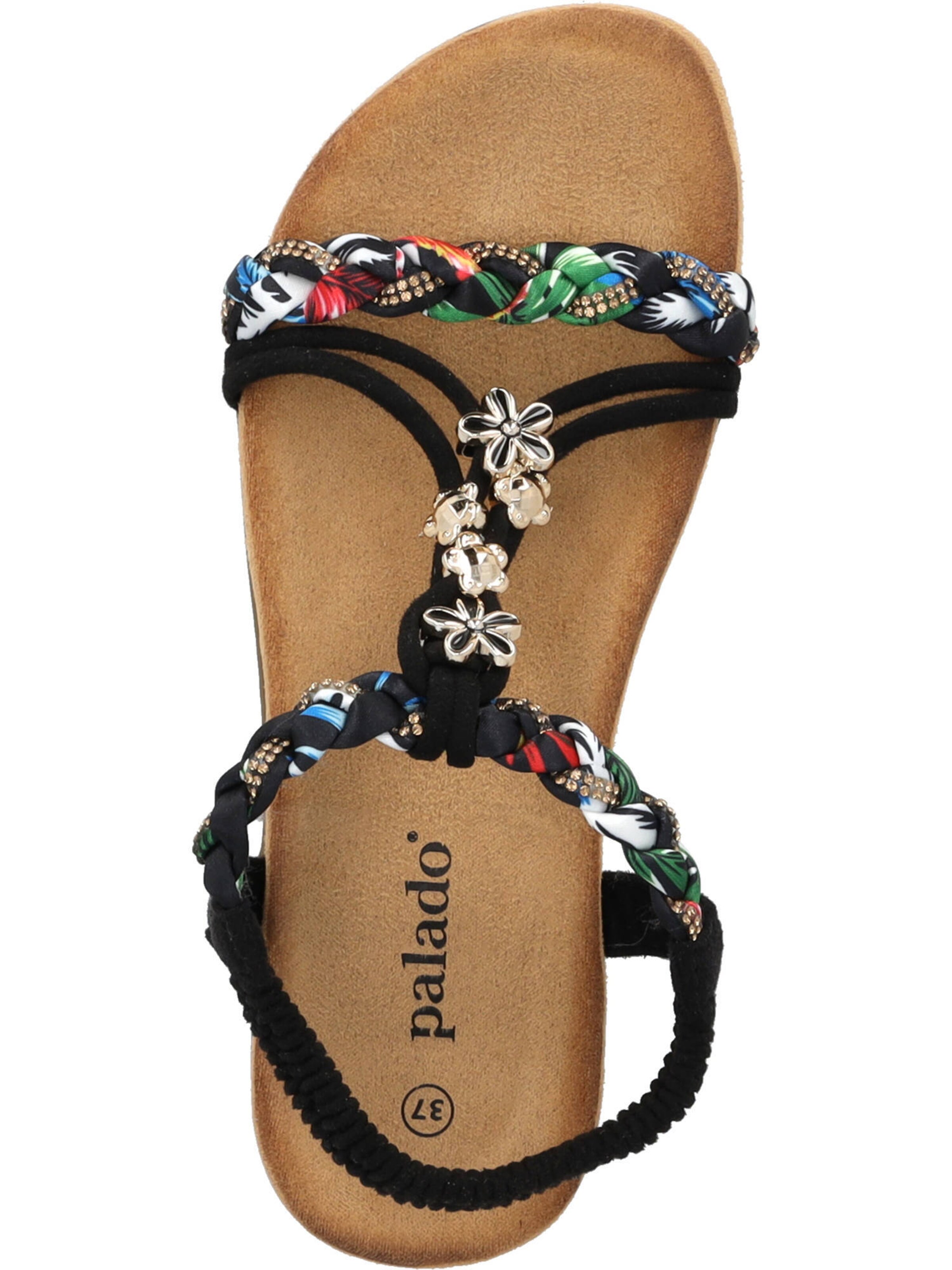 Palado Strap sandal 'Ninralla' in Black