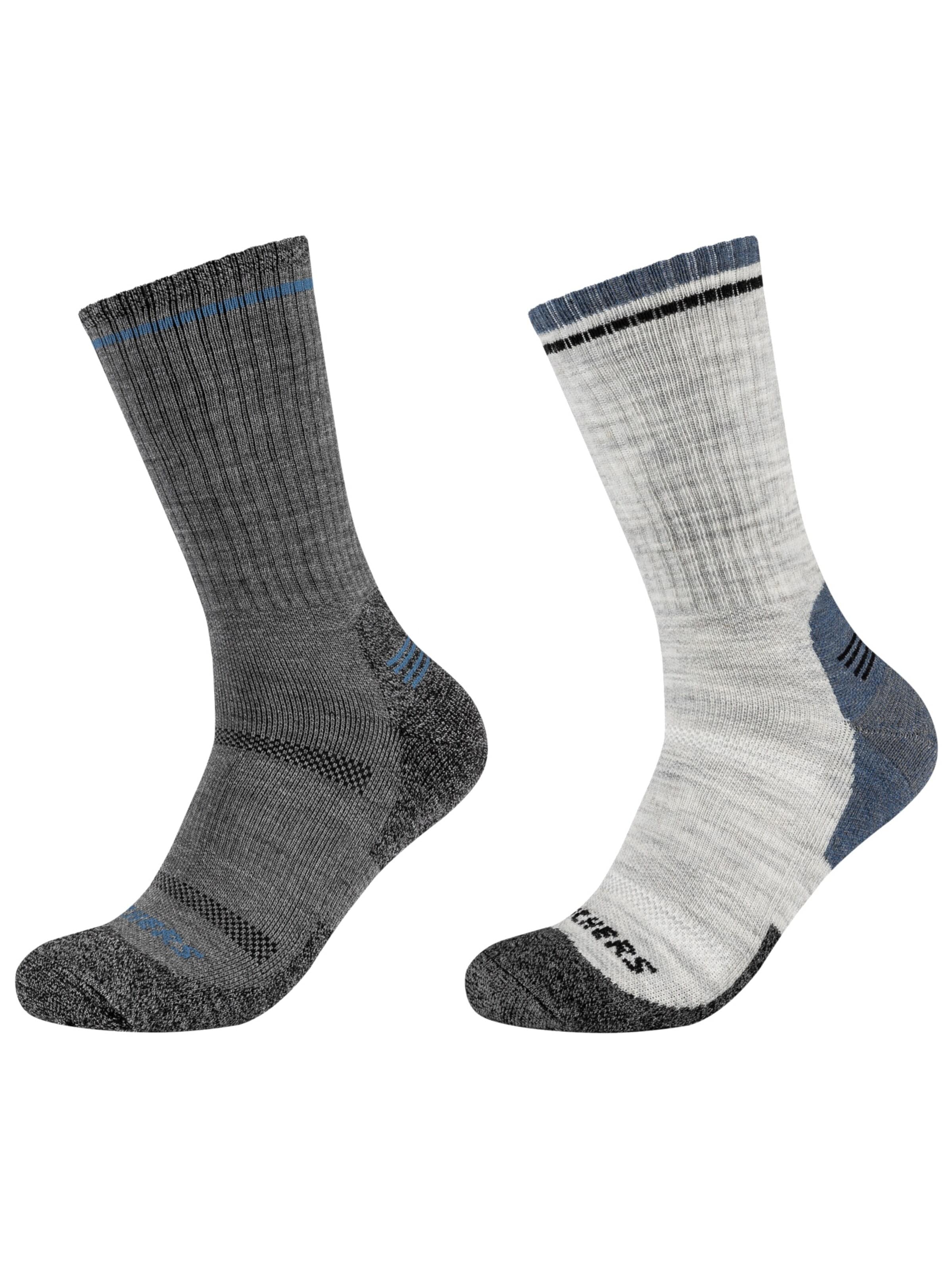 SKECHERS Socken 'Trail'‌‌‌‌‌ in Grau: Vorderseite