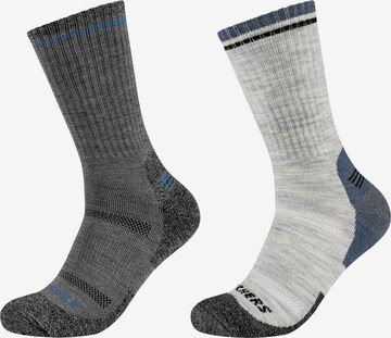 SKECHERS Socken 'Trail' in Grau: Vorderseite