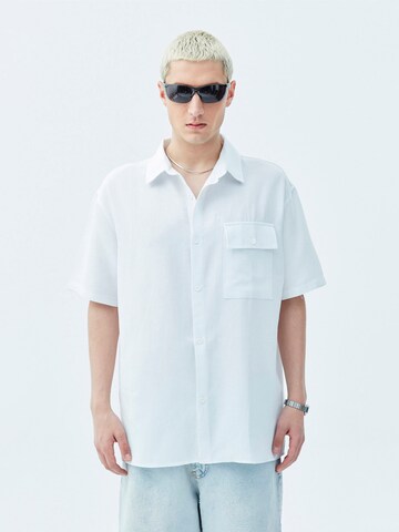 Camicia di VAMOS CLO in bianco: frontale