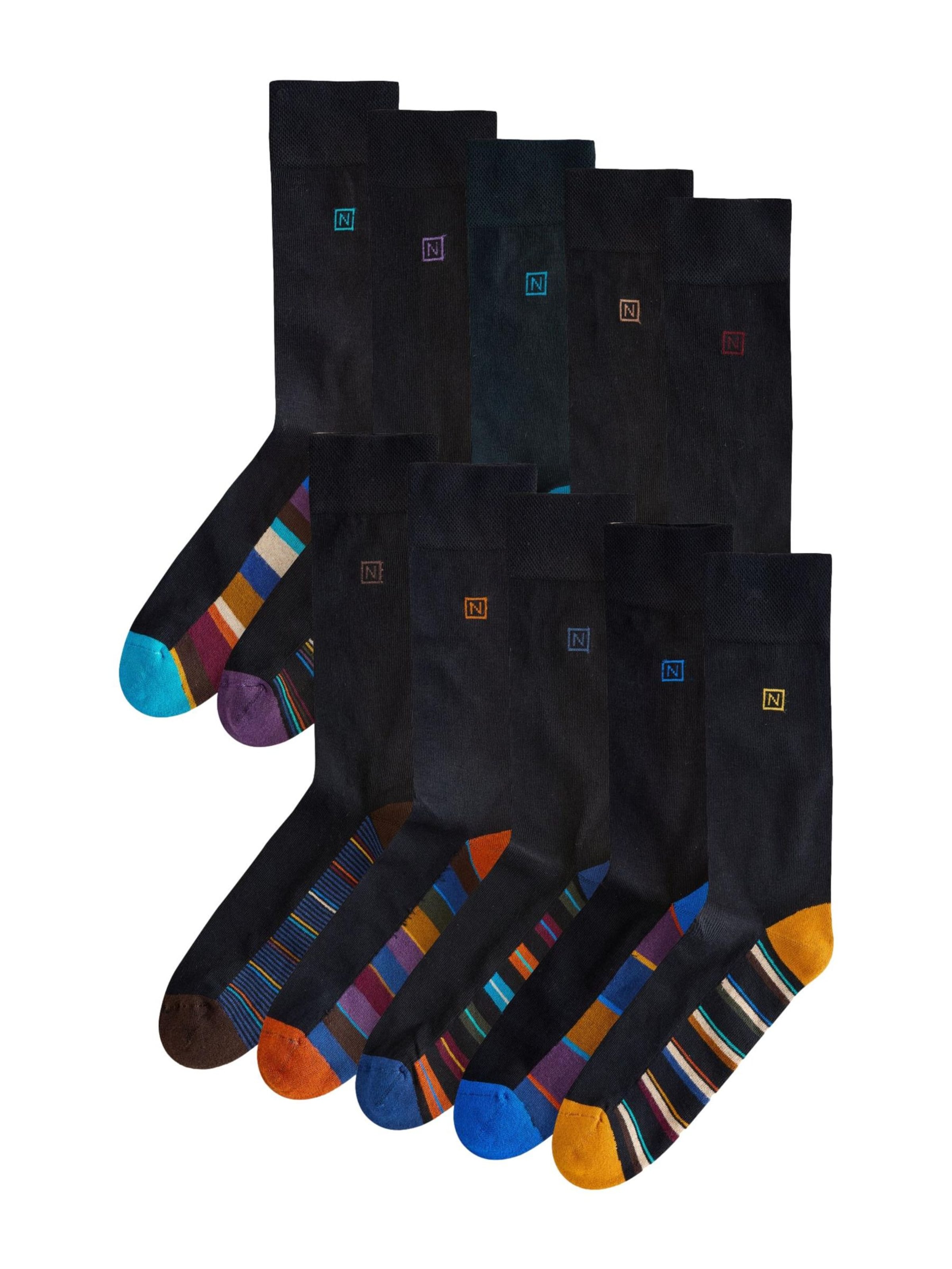 Next Κάλτσες σε μαύρο: μπροστά