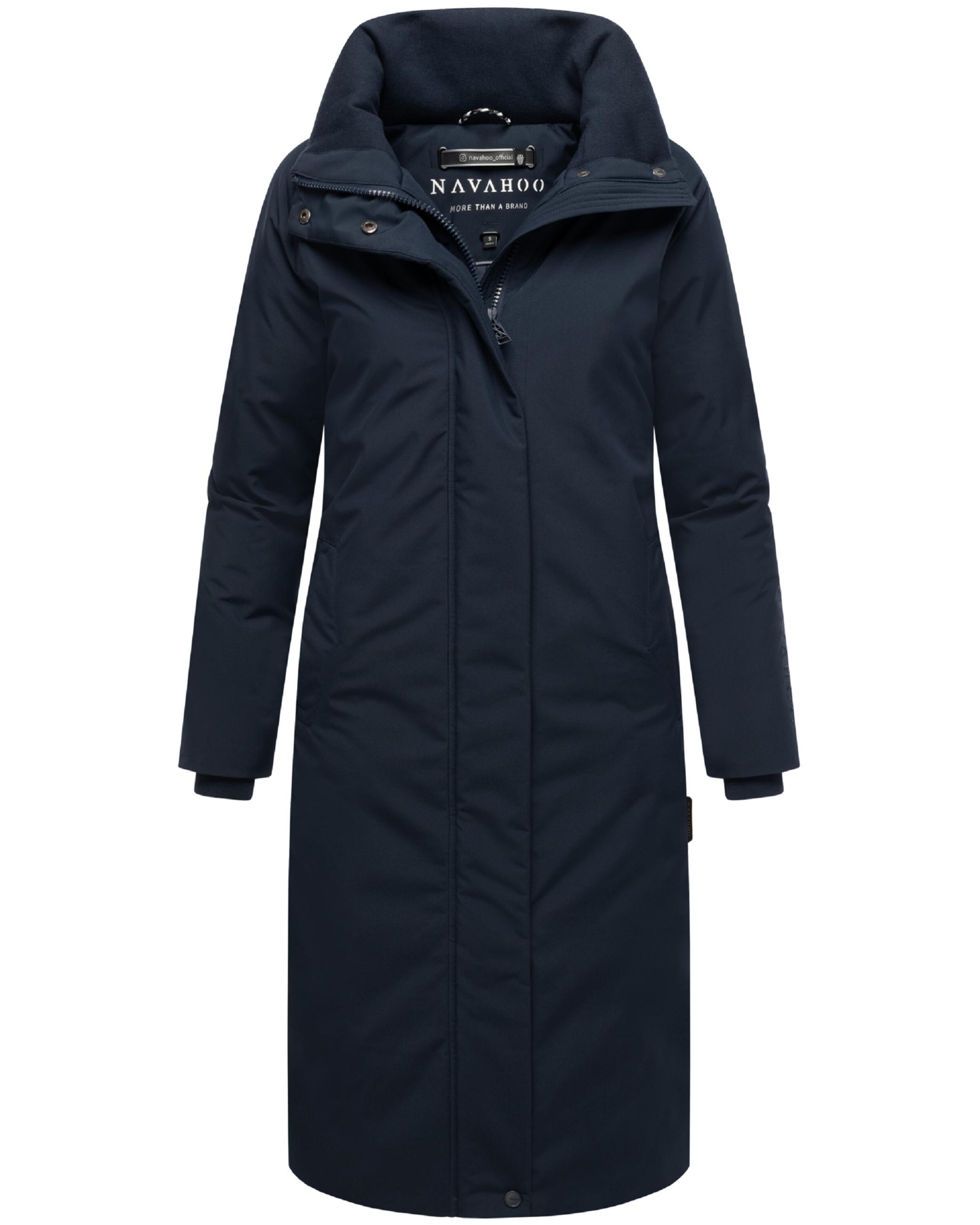 NAVAHOO Winter coat 'Traumblüte 14' in Blue