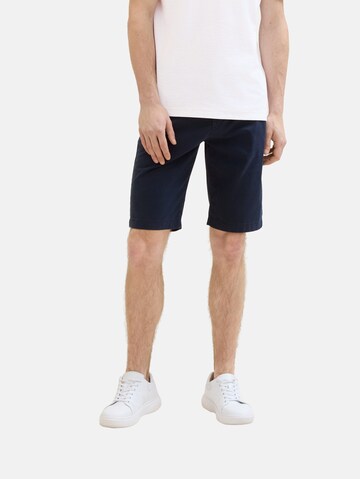 TOM TAILOR Slimfit Shorts in Blau: predná strana