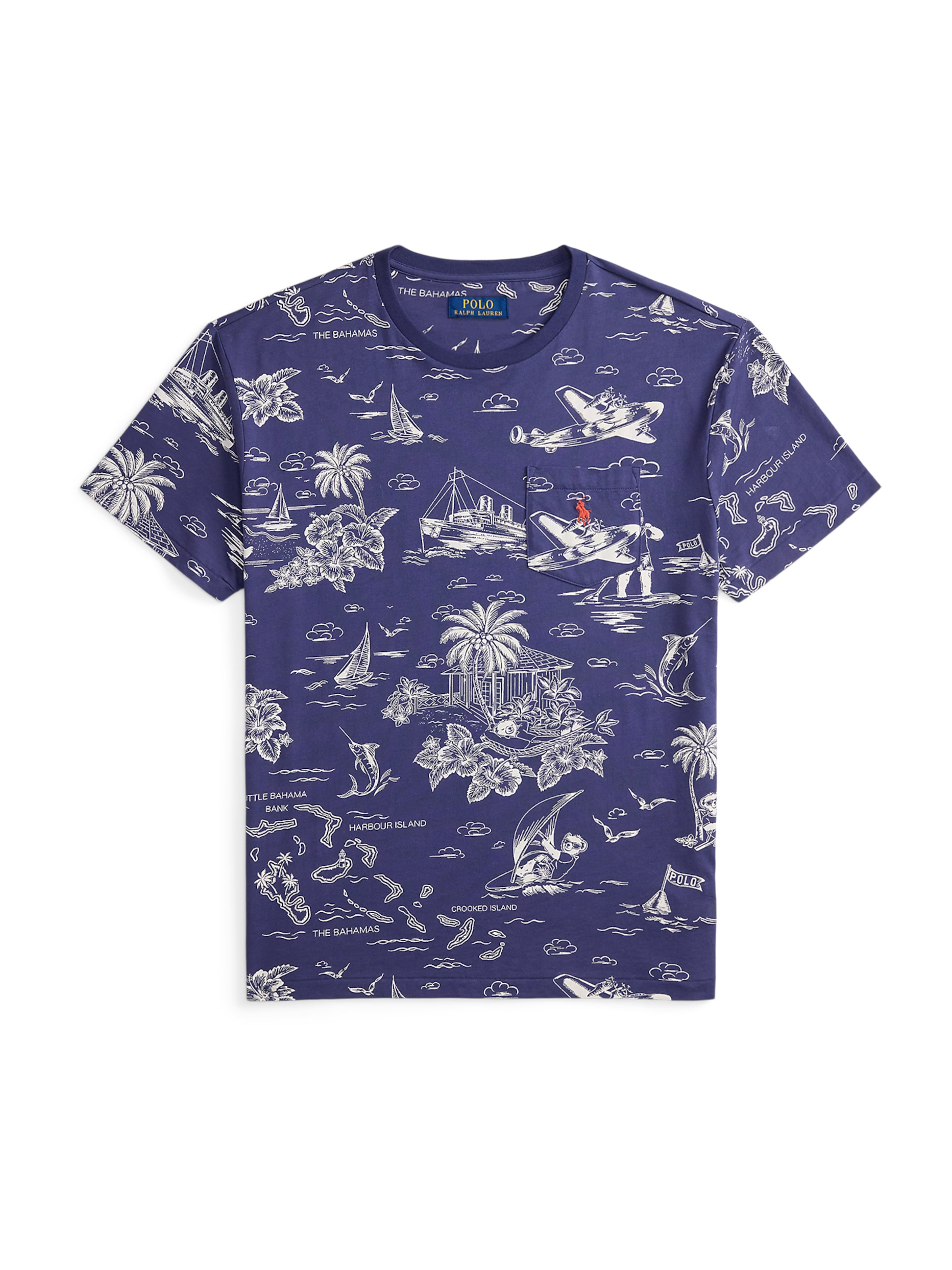 Maglietta di Polo Ralph Lauren in blu: frontale