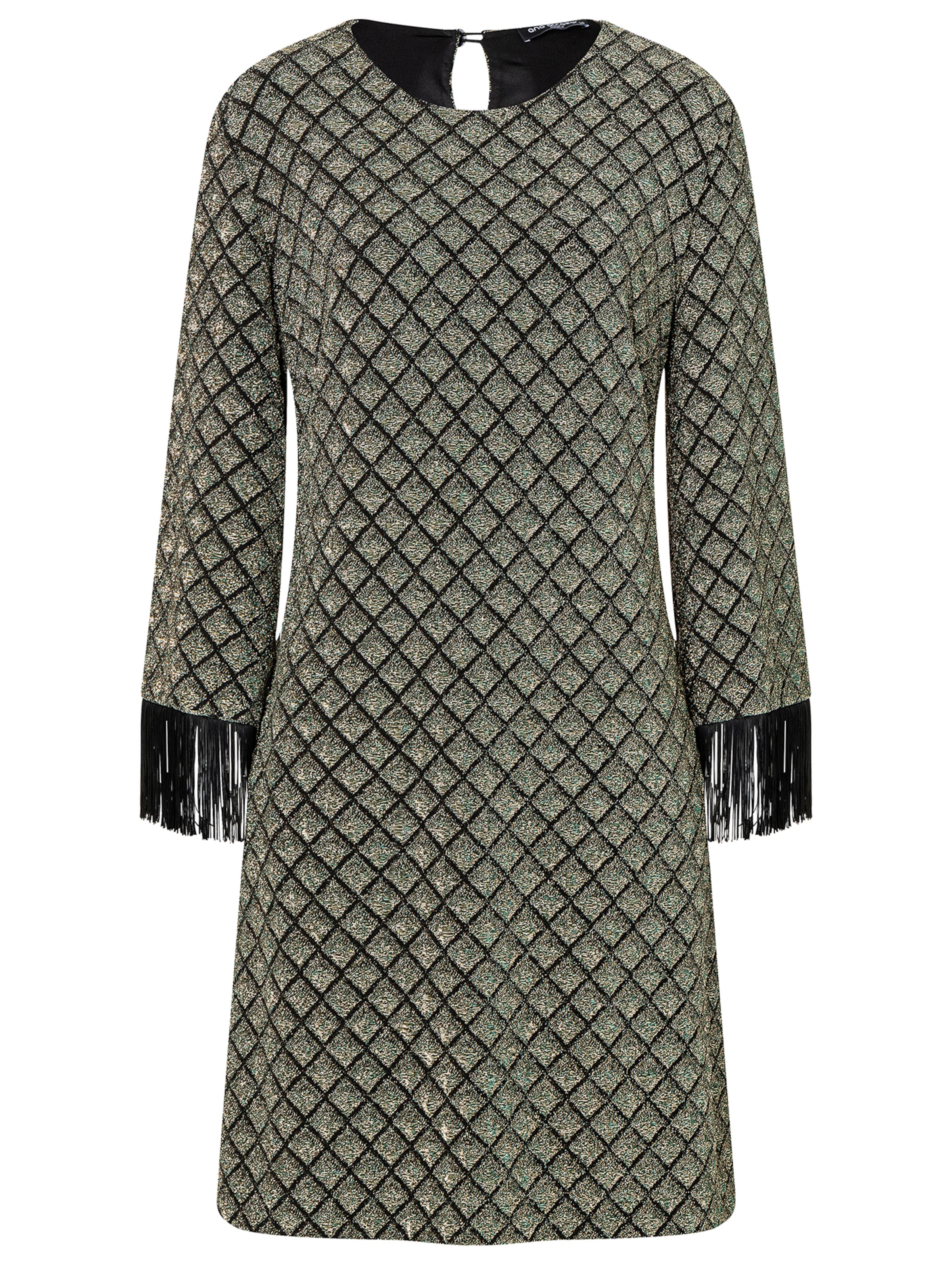 Ana Alcazar Kleid ' Sakary ' in Gold: Vorderseite