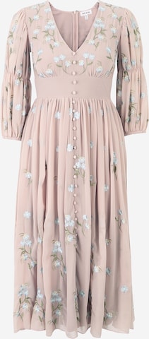 Robe de cocktail Frock and Frill en rose : devant