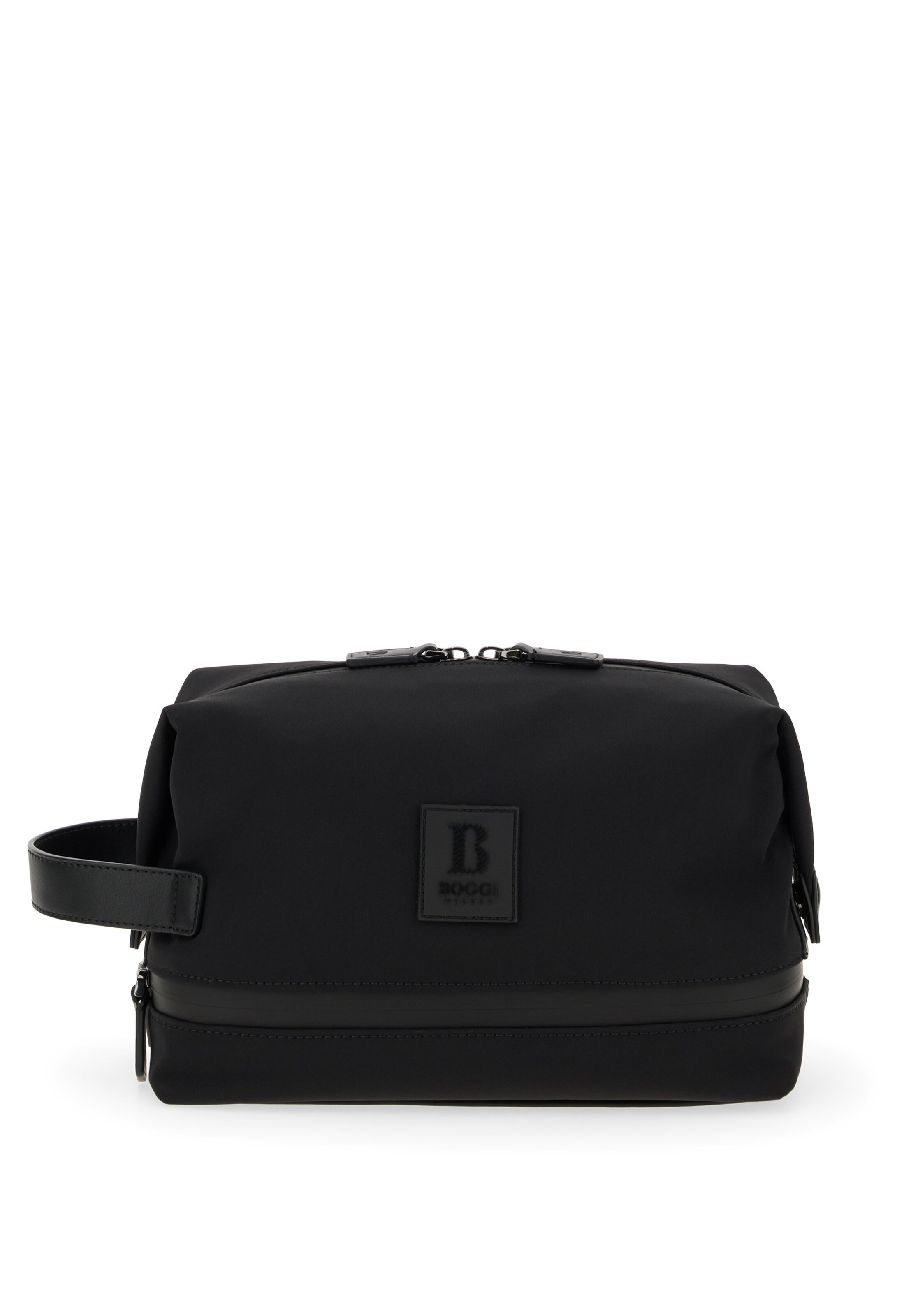 Trousses de toilette Boggi Milano en noir : devant