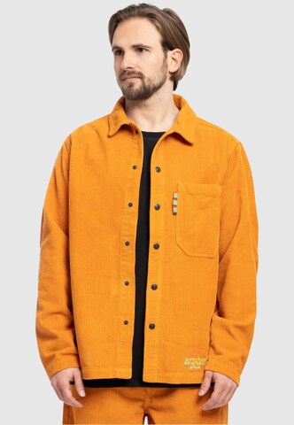 Coupe regular Chemise 'Time Warp' HOMEBOY en orange : devant