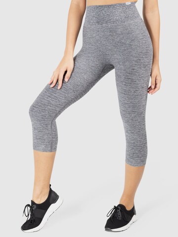Smilodox Skinny Sporthose 'Anita' in Grau: Vorderseite