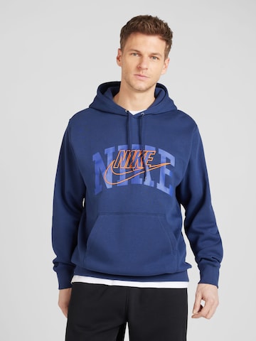 Nike Sportswear Collegepaita 'CLUB' värissä sininen: edessä