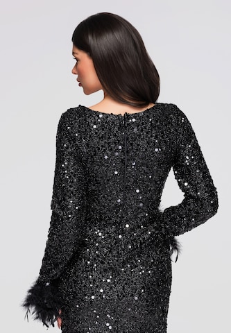 Ombre Avondjurk in Zwart