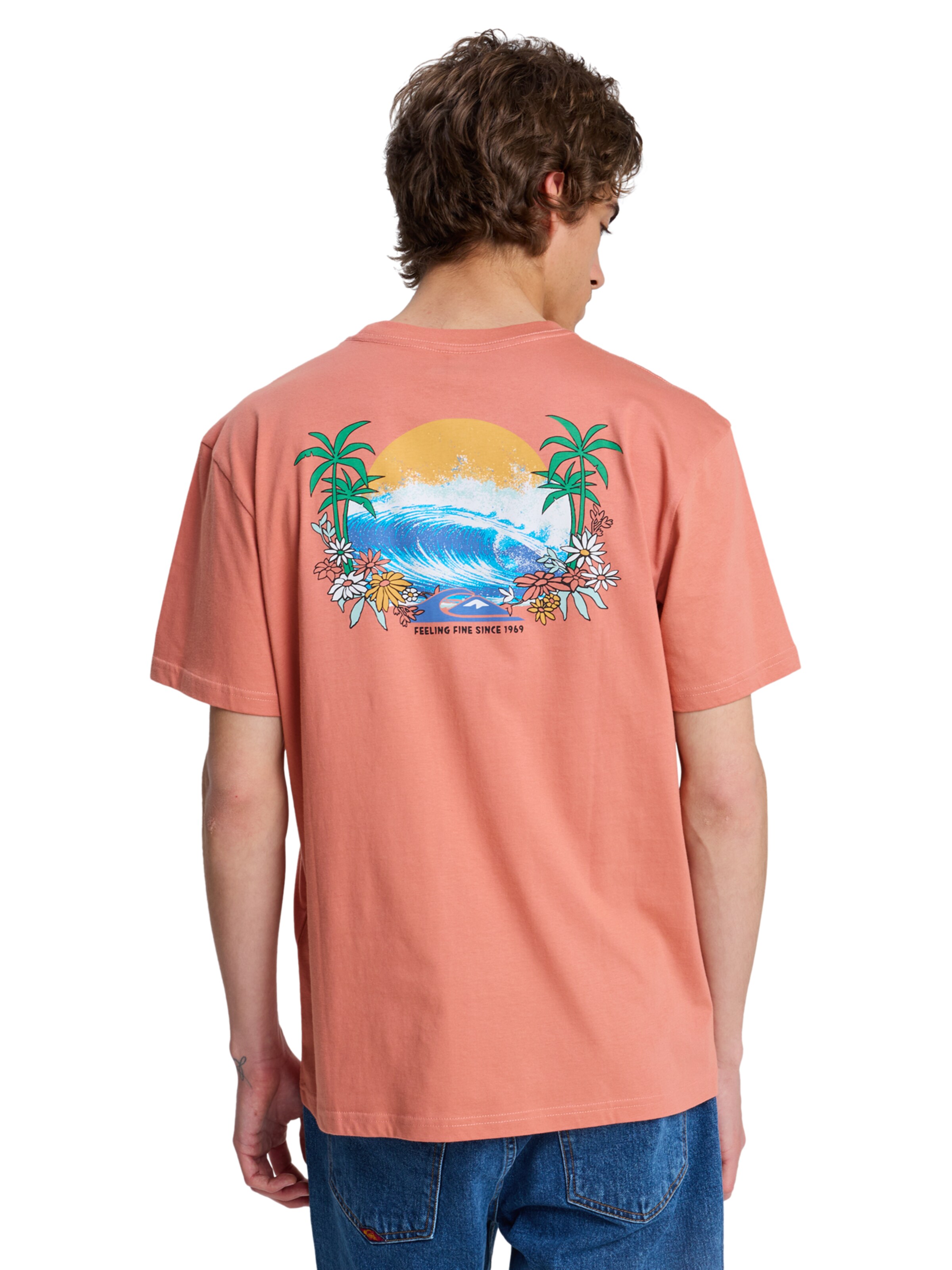 QUIKSILVER T-Shirt in Orange