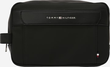 melns TOMMY HILFIGER Tualetes piederumu soma: no priekšpuses