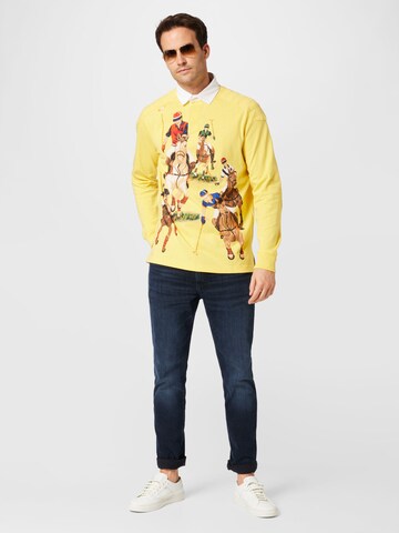 Polo Ralph Lauren - Camisa 'RUGBY' em amarelo