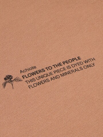 Thinking MU Sweatshirt 'FLOWERS' in Pink