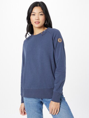 Ragwear Sweatshirt 'FLORA' in Blue: front