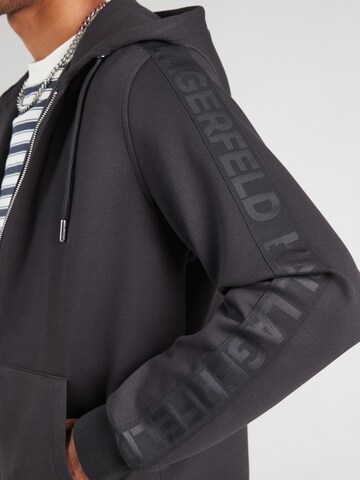 Karl Lagerfeld Sweatjacke in Schwarz