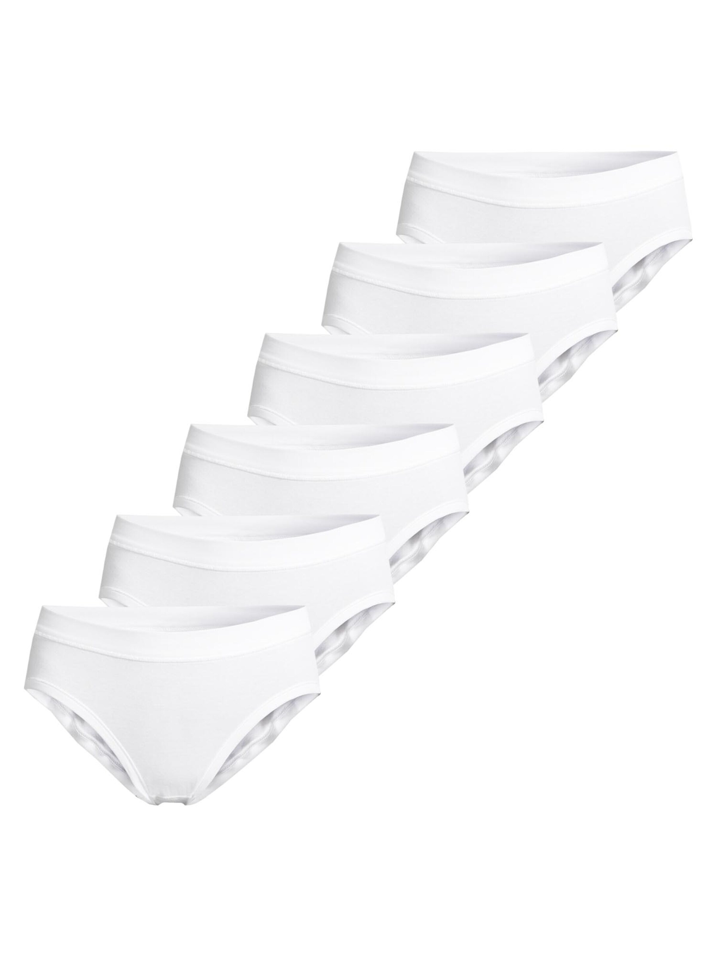 CON-TA Slip 'Feinripp' in White: front