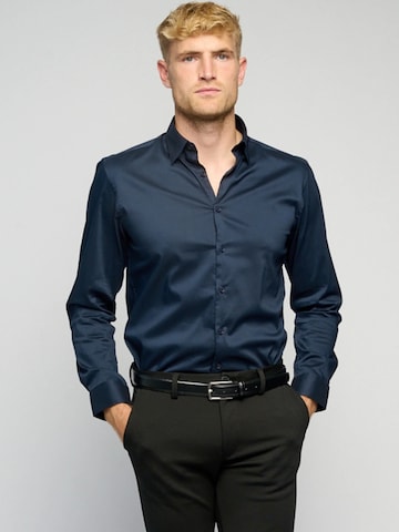 Chemise ' The Original ' TEESHOPPEN en bleu : devant